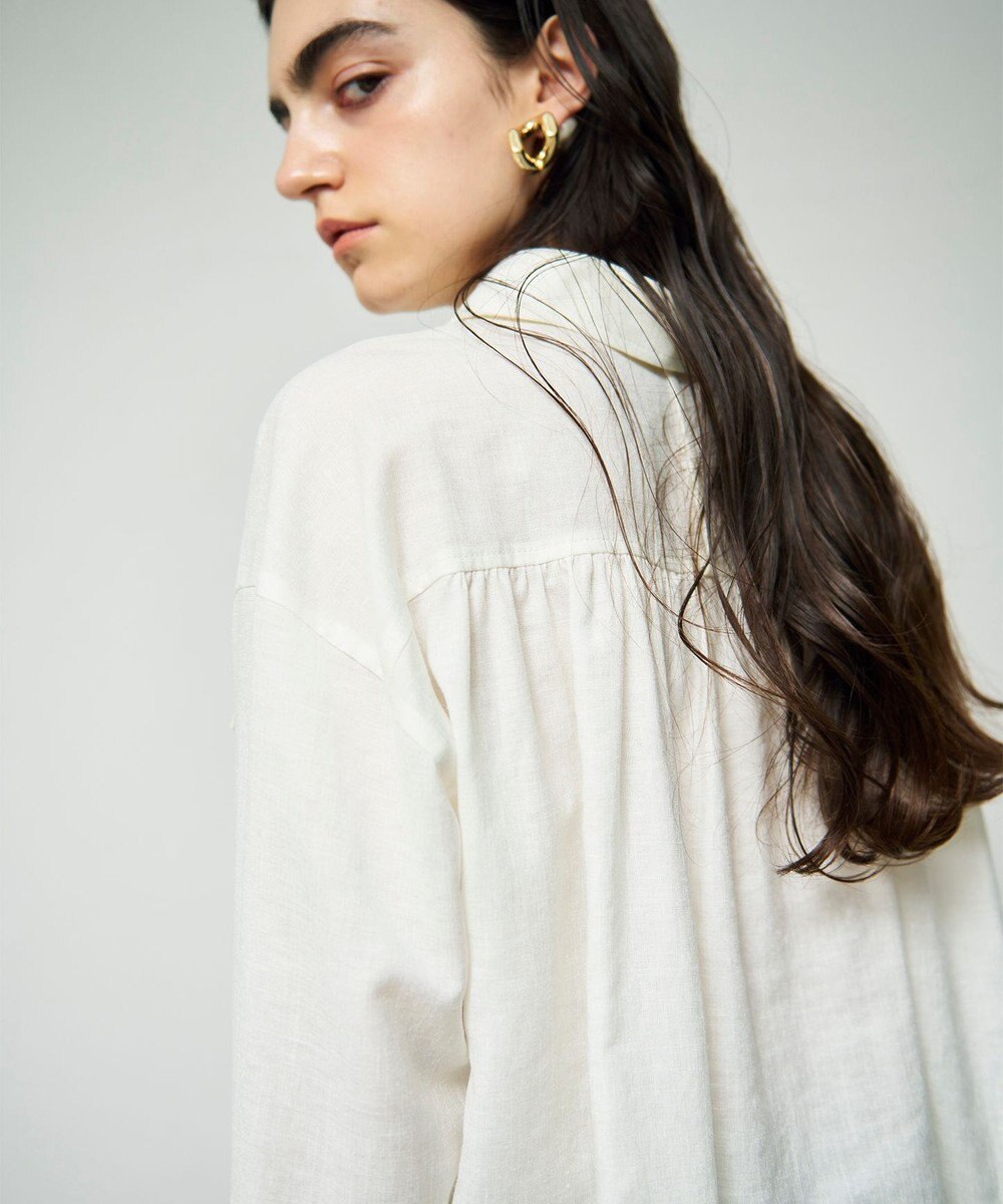 GRACE CONTINENTAL トリアセリネンオーバーシャツ 