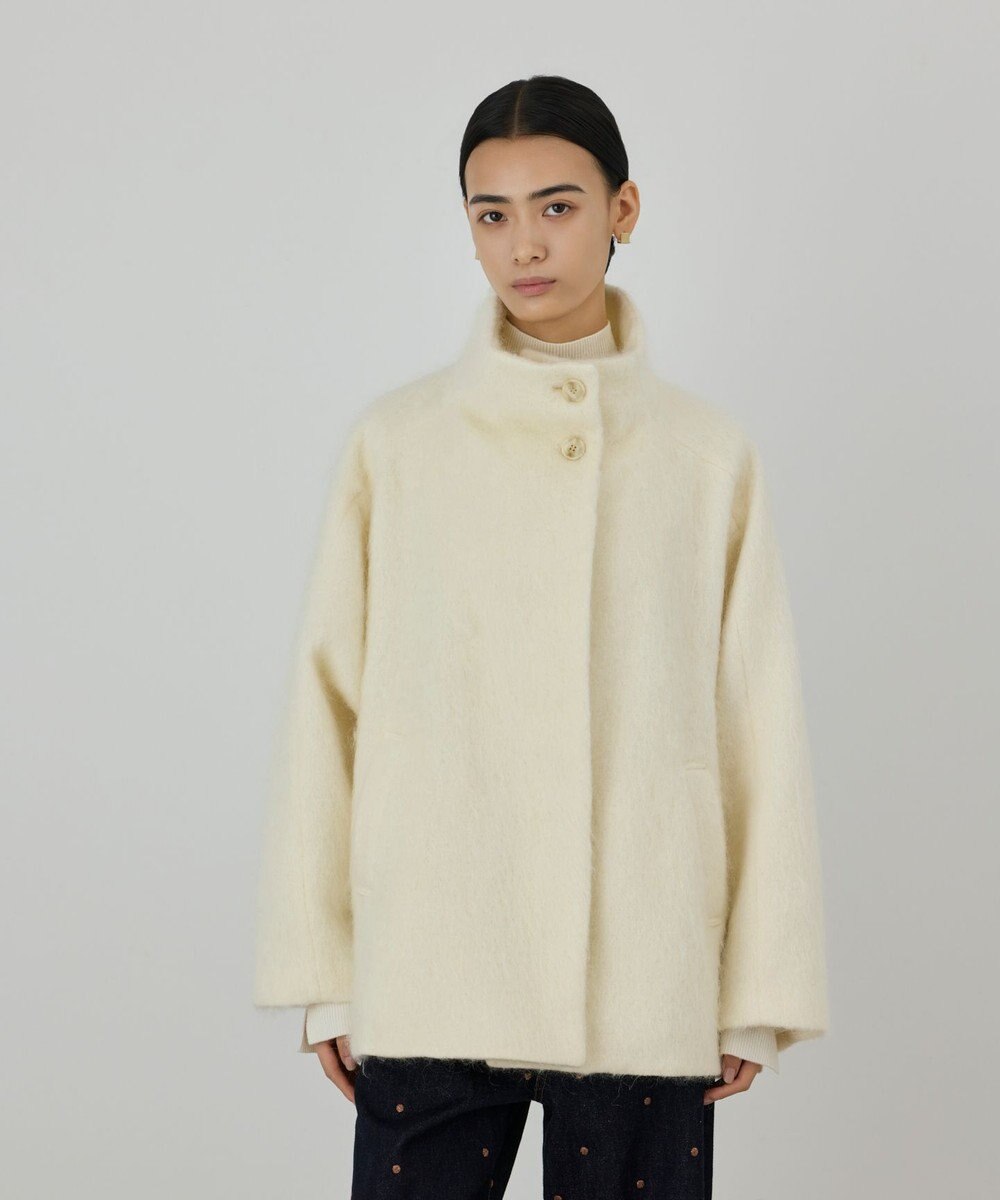 GRACE CONTINENTAL モヘヤシャギーショートコート 