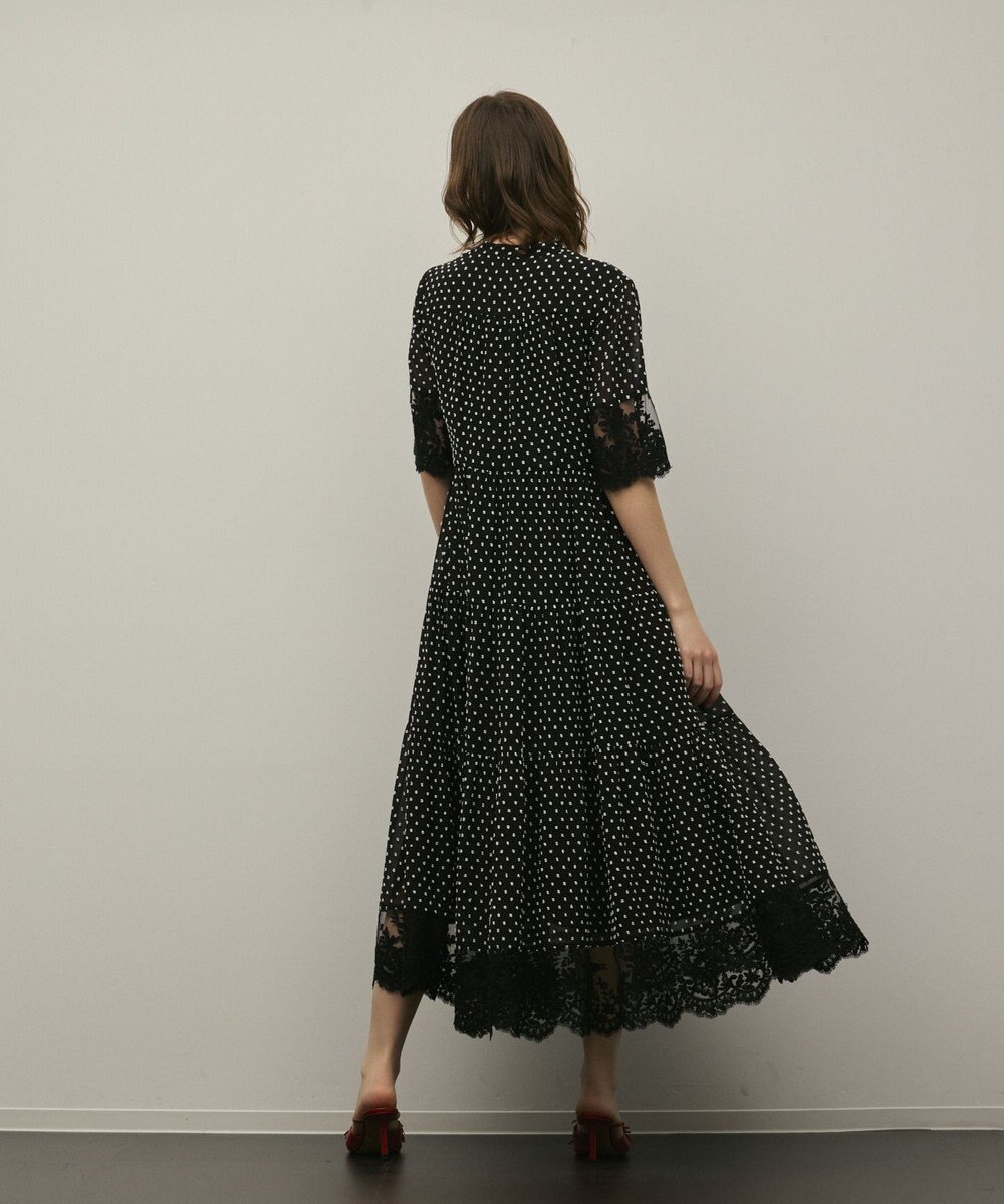 GRACE CONTINENTAL カフタンシフォンワンピース 