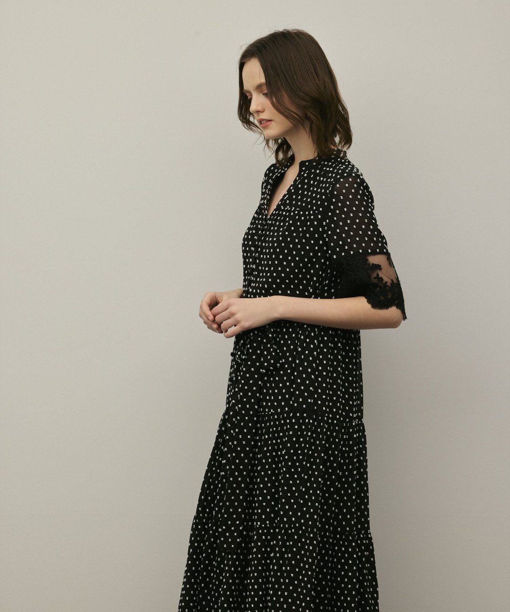 GRACE CONTINENTAL カフタンシフォンワンピース 