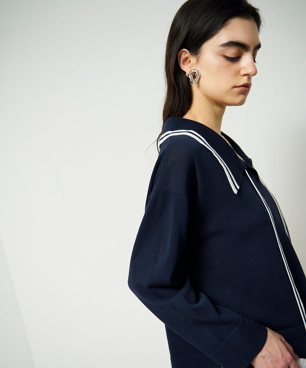 GRACE CONTINENTAL マリンボウタイニット 