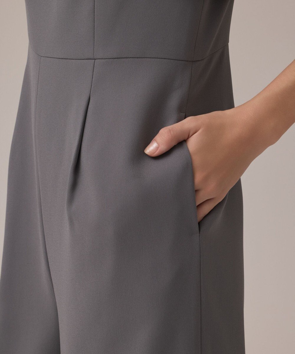 GRACE CONTINENTAL フリルケープサロペット 