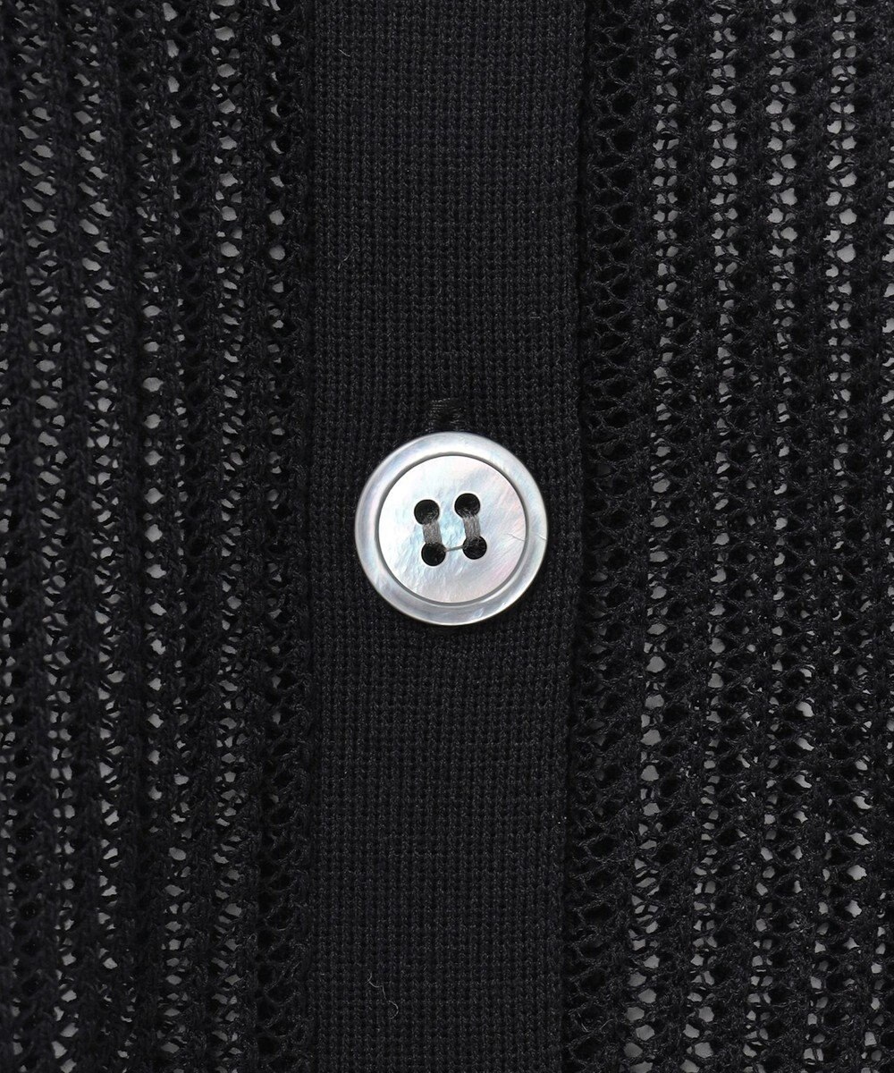 GRACE CONTINENTAL メッシュニットカーディガン 