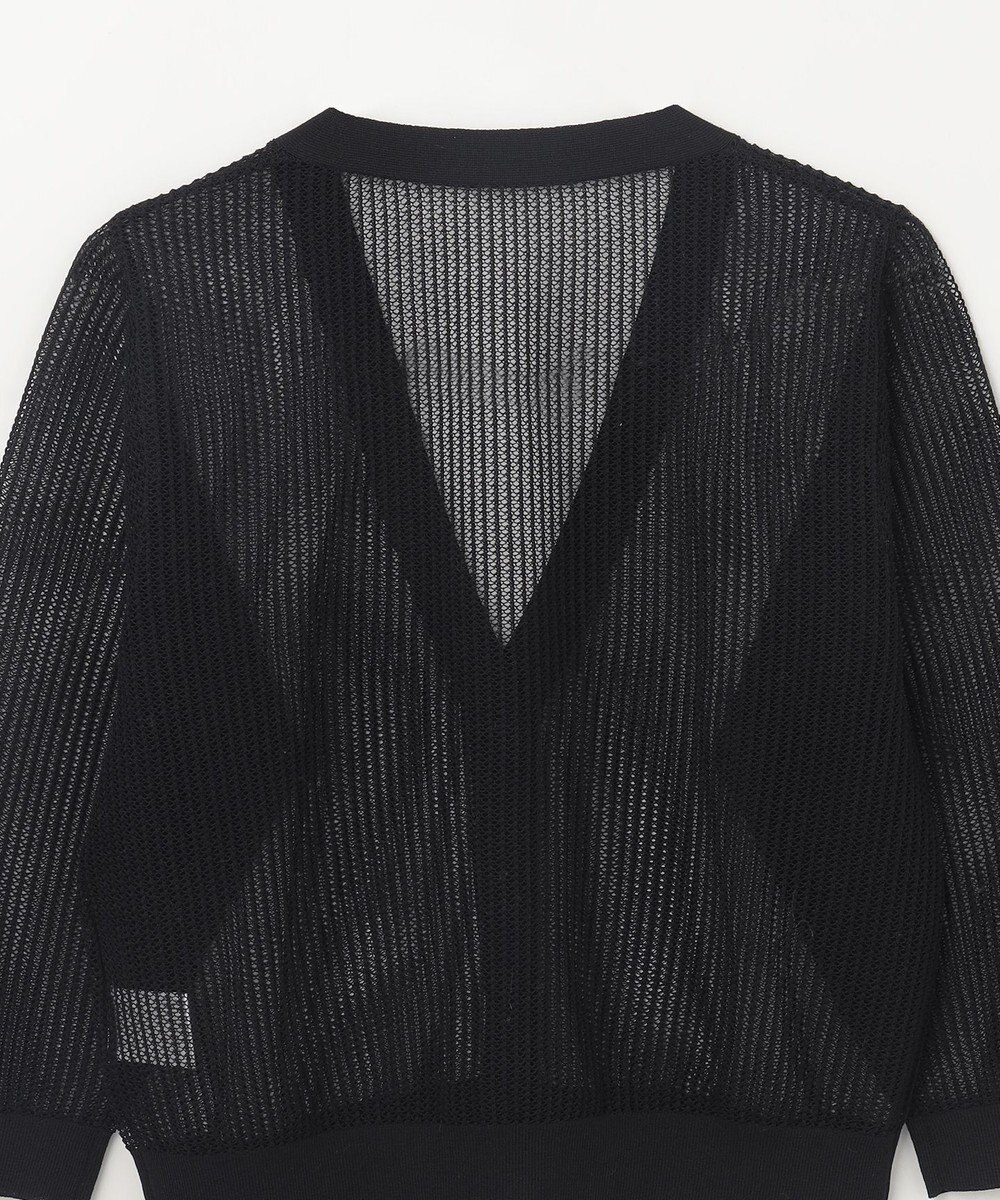 GRACE CONTINENTAL メッシュニットカーディガン 