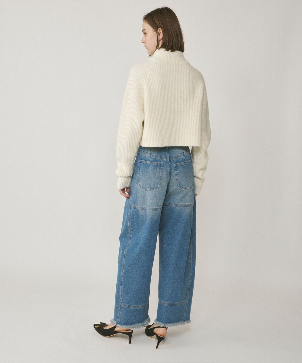 GRACE CONTINENTAL 畦zipニットトップ