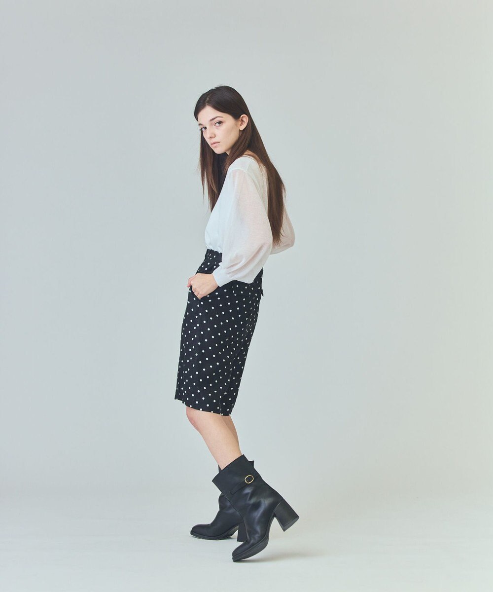 GRACE CONTINENTAL ラメシアーニットトップ 