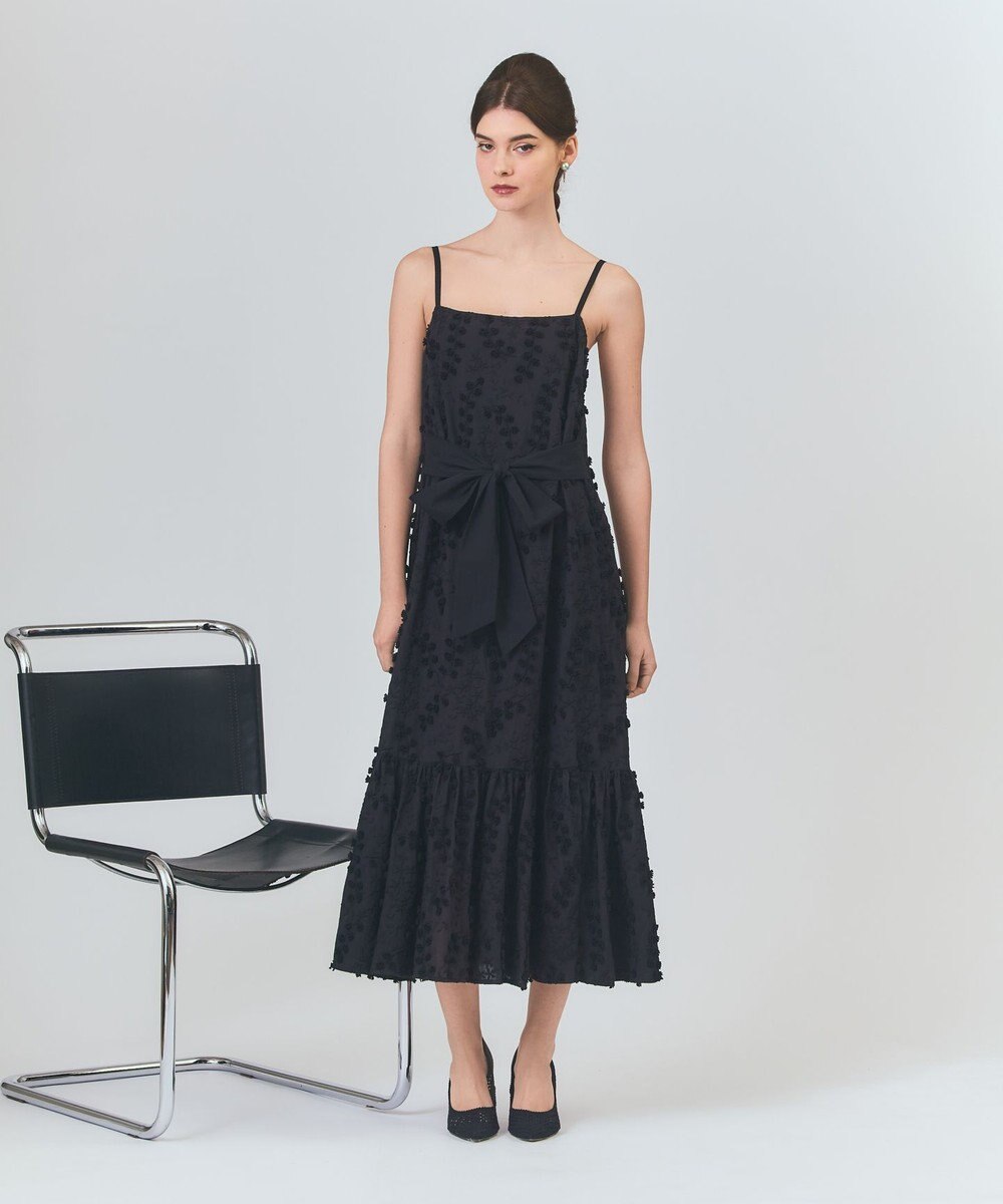 GRACE CONTINENTAL フラワーembキャミドレス 