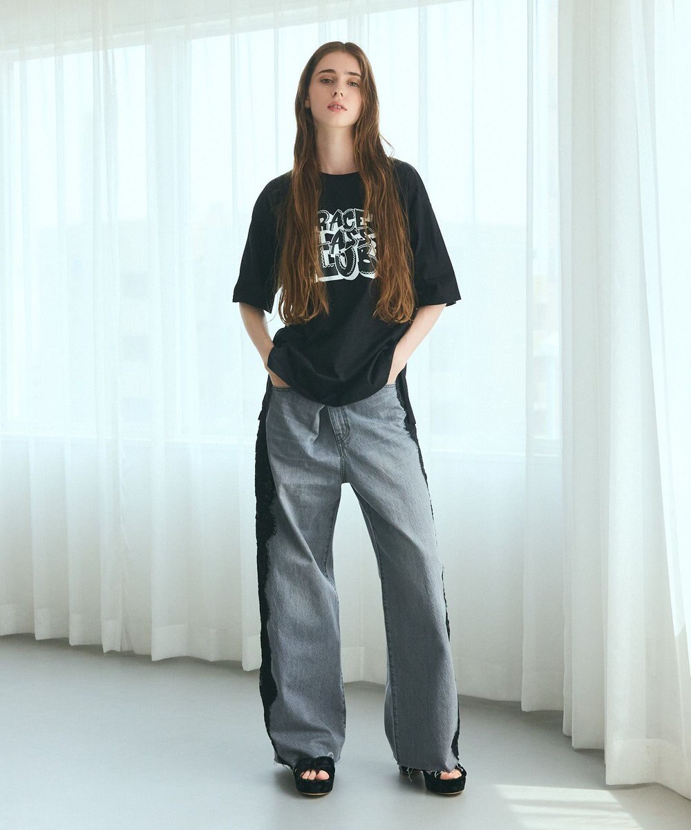 GRACE CONTINENTAL / グレースコンチネンタル グラフィティプリントTシャツ グラフィティプリントTシャツ / GRACE CONTINENTAL | GRACE