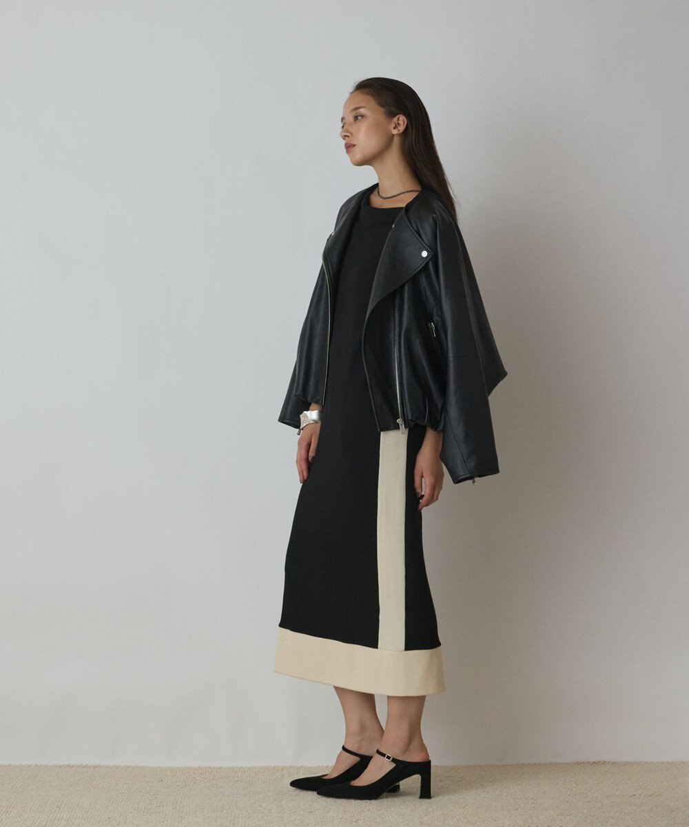 GRACE CONTINENTAL バイカラーカットワンピース 