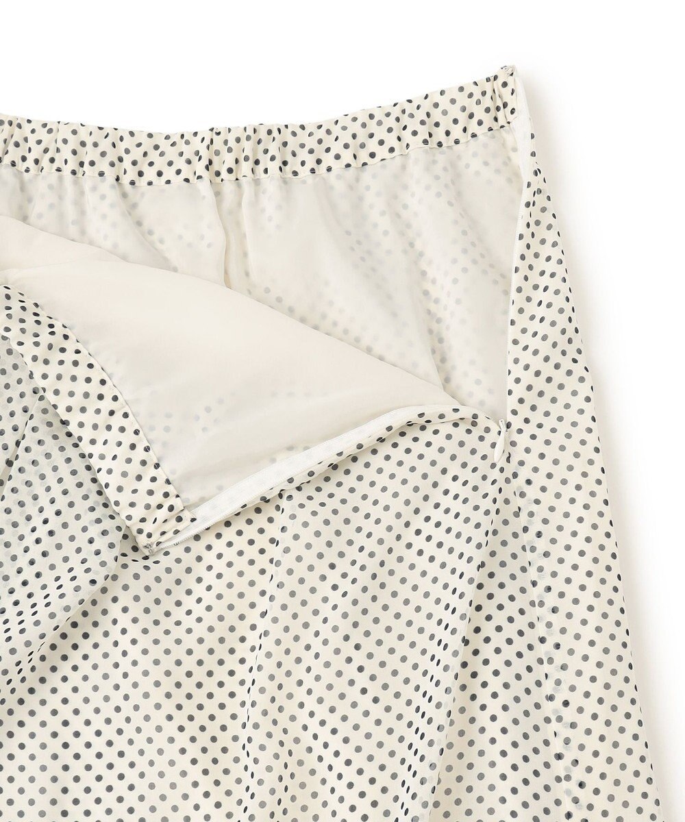 GRACE CONTINENTAL ドットBOXタックスカート 