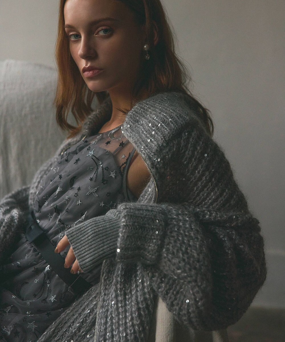 GRACE CONTINENTAL スペースembチュールドレス