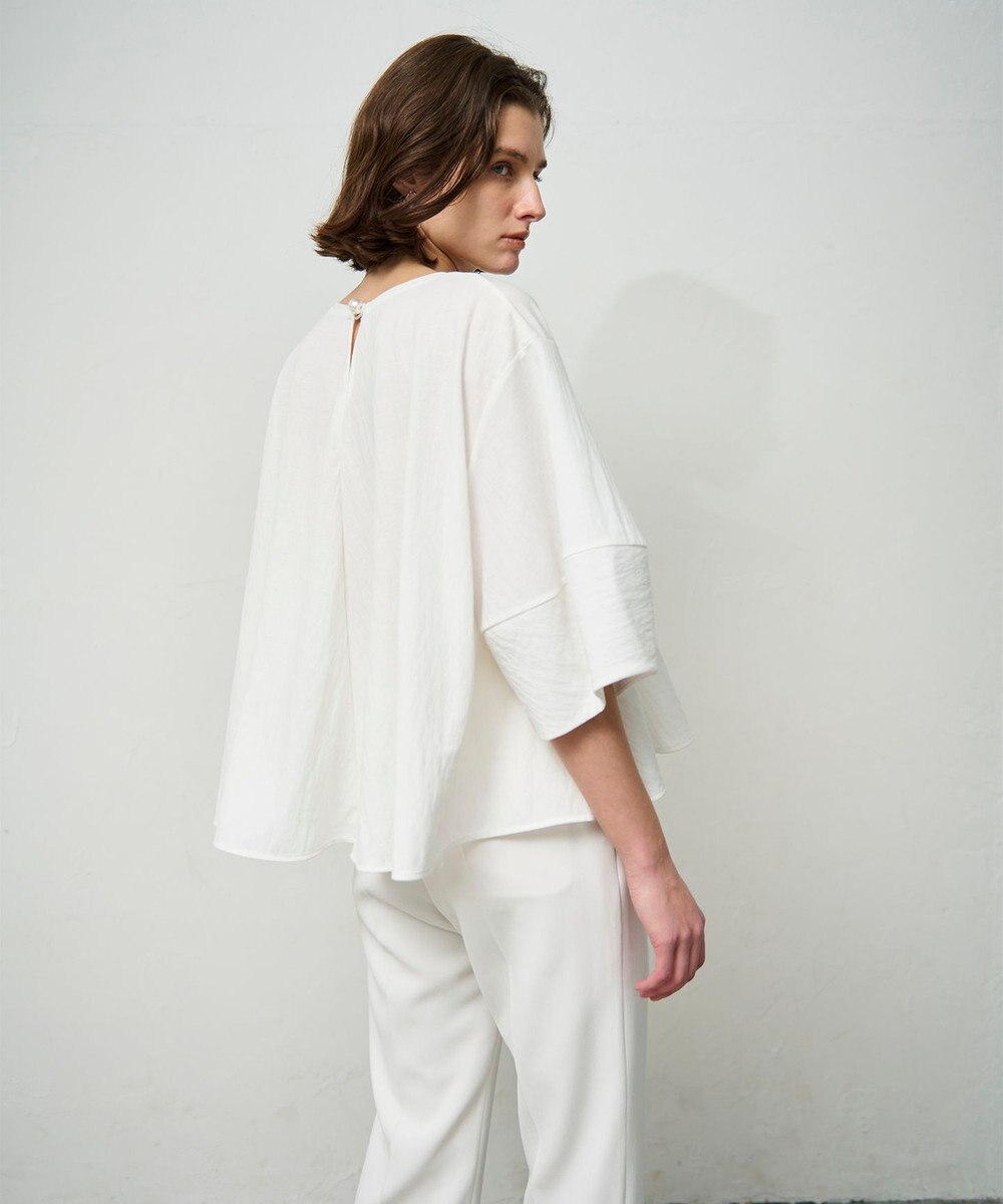 GRACE CONTINENTAL ランタンスリーブトップ 