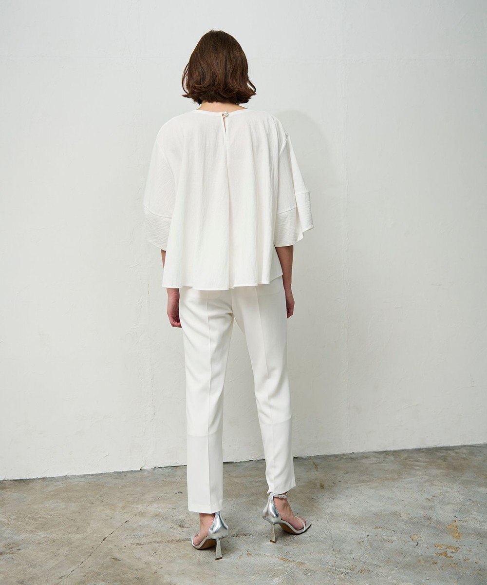 GRACE CONTINENTAL ランタンスリーブトップ 