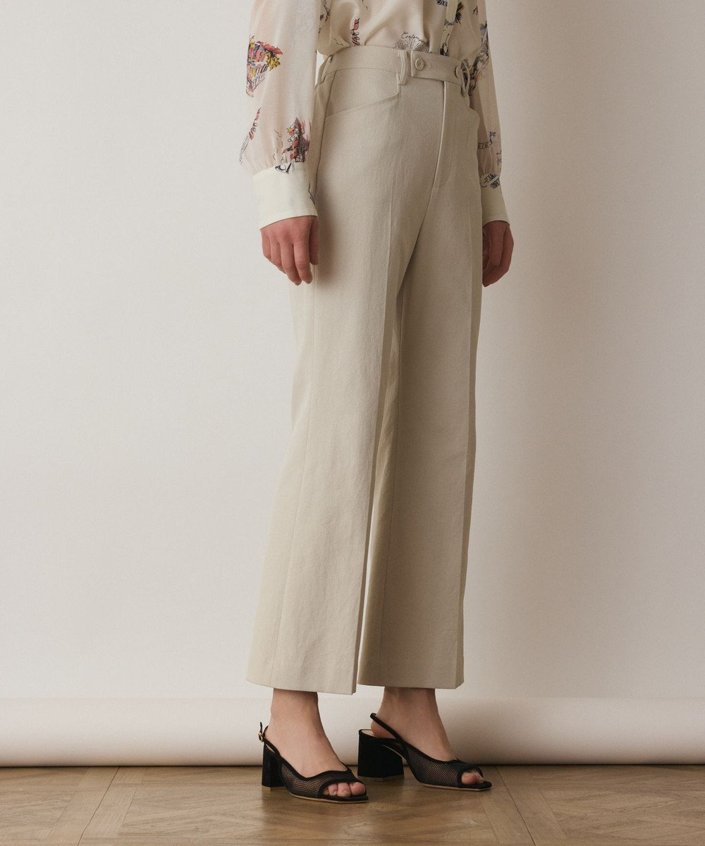 GRACE CONTINENTAL ストレッチフレアパンツ