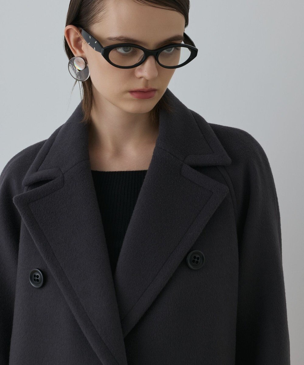 GRACE CONTINENTAL ショートビーバーロングコート 