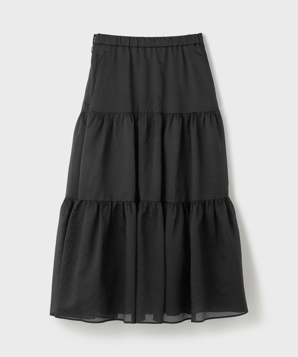 GRACE CONTINENTAL オーガンティアードスカート 