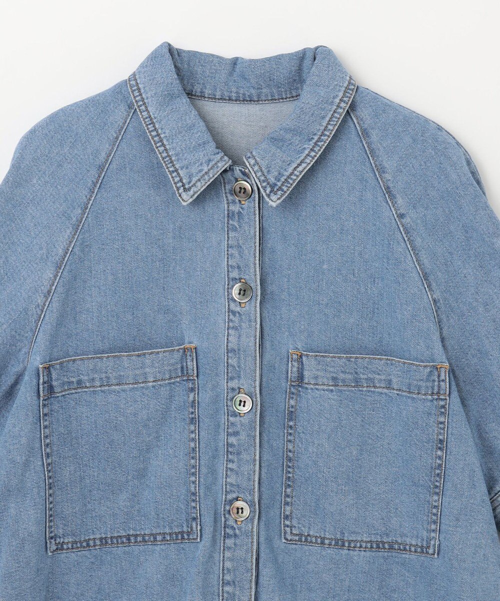 GRACE CONTINENTAL バックタックデニムシャツ