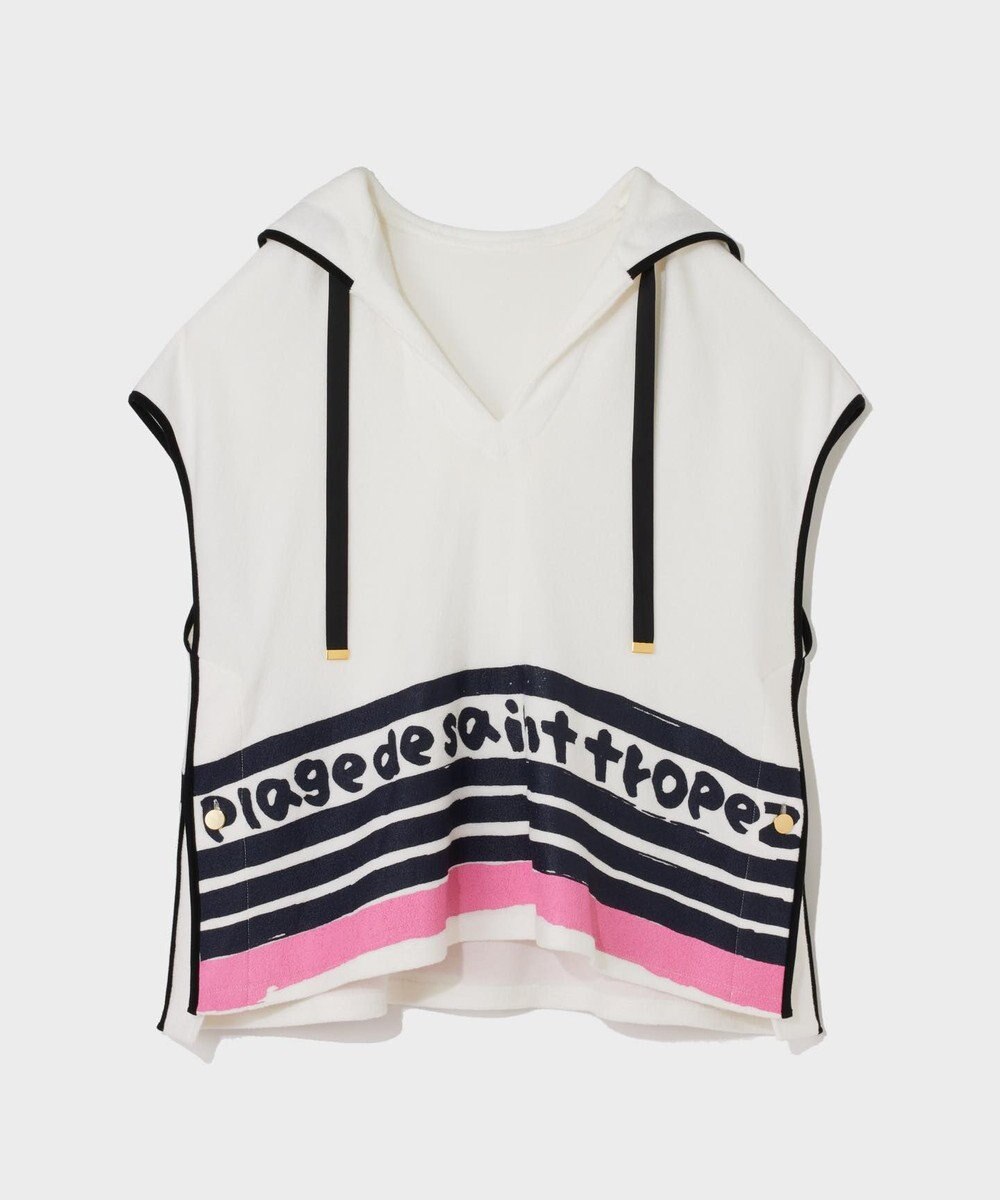 GRACE CONTINENTAL パイルポンチョフーディ 