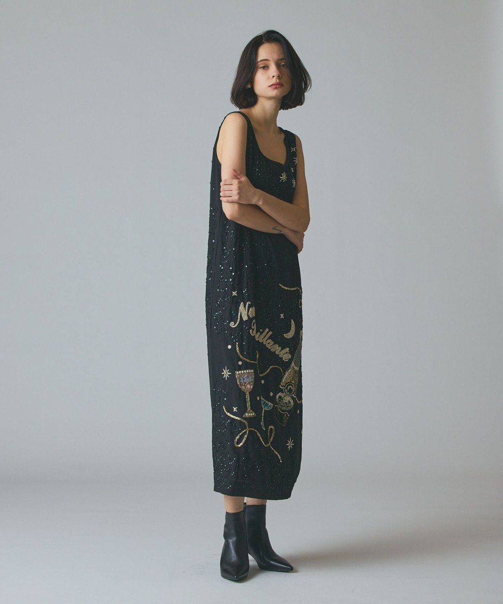 GRACE CONTINENTAL シャイニーembドレス 