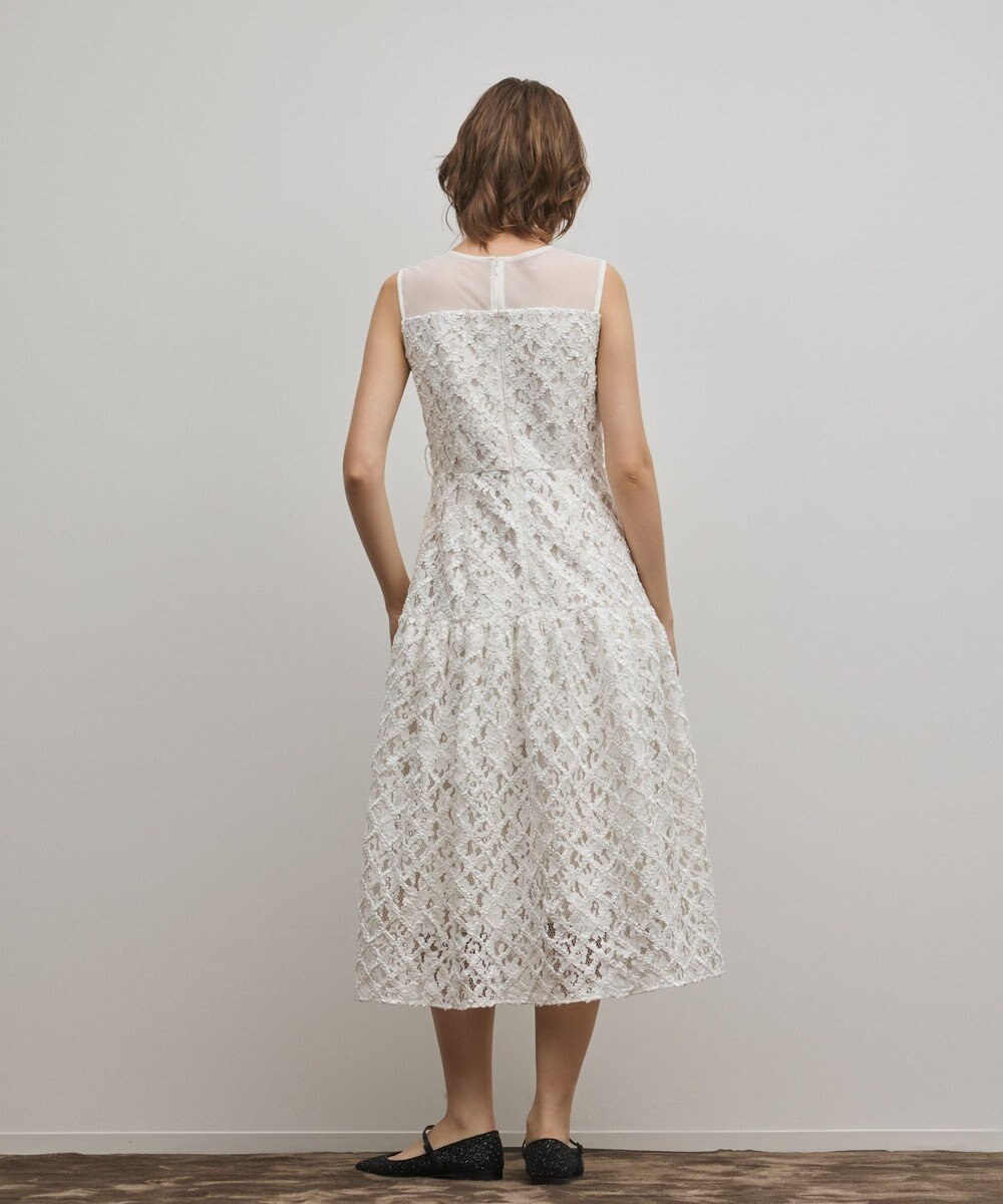 GRACE CONTINENTAL コード刺繍ワンピース 