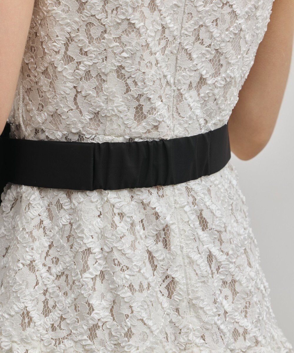 GRACE CONTINENTAL コード刺繍ワンピース 