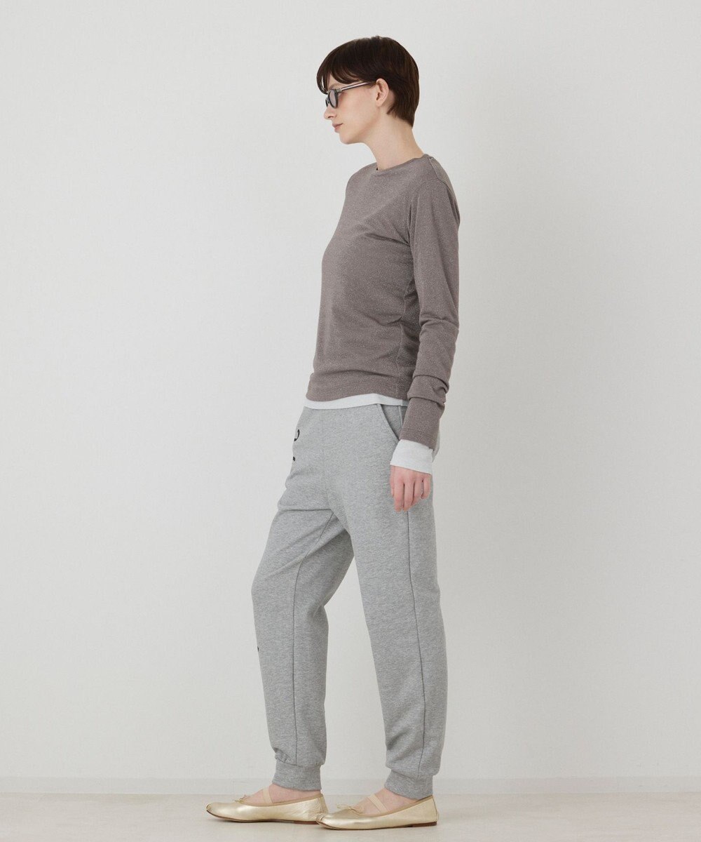 GRACE CONTINENTAL ラメクルーカットトップ 