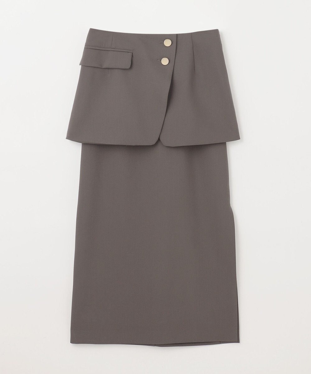 GRACE CONTINENTAL レイヤードペンシルスカート 