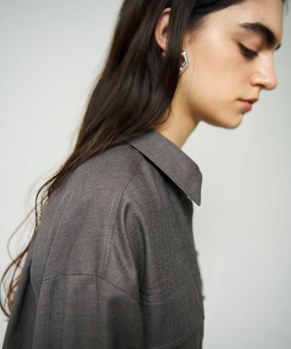 GRACE CONTINENTAL トリアセリネンオーバーシャツ