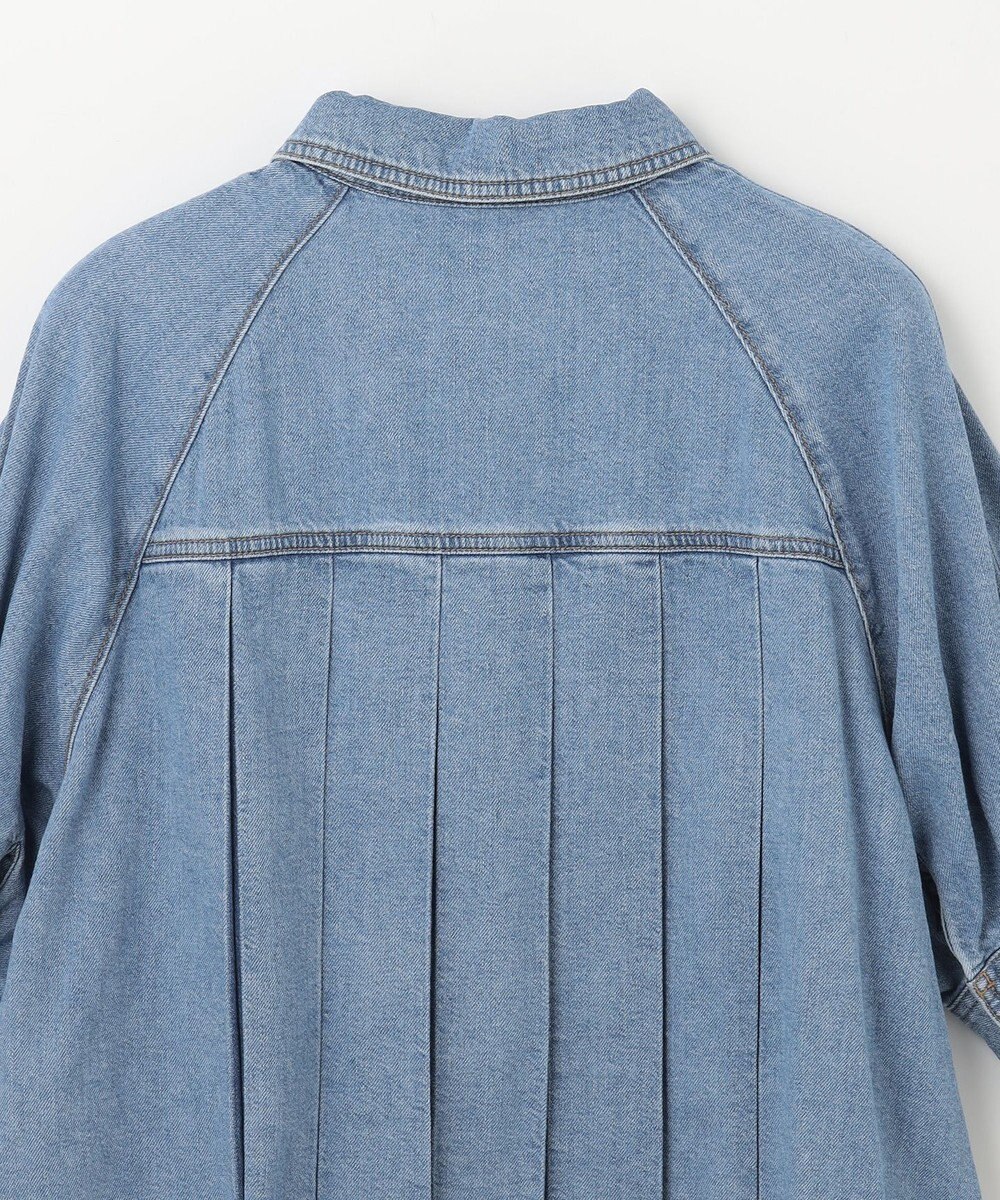 GRACE CONTINENTAL バックタックデニムシャツ 