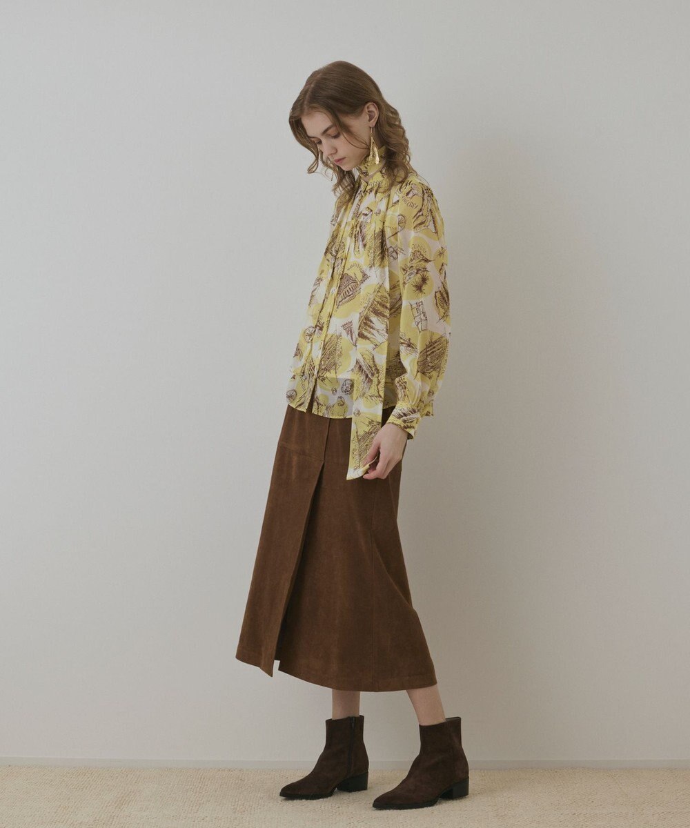 GRACE CONTINENTAL スカ－フタイブラウス 