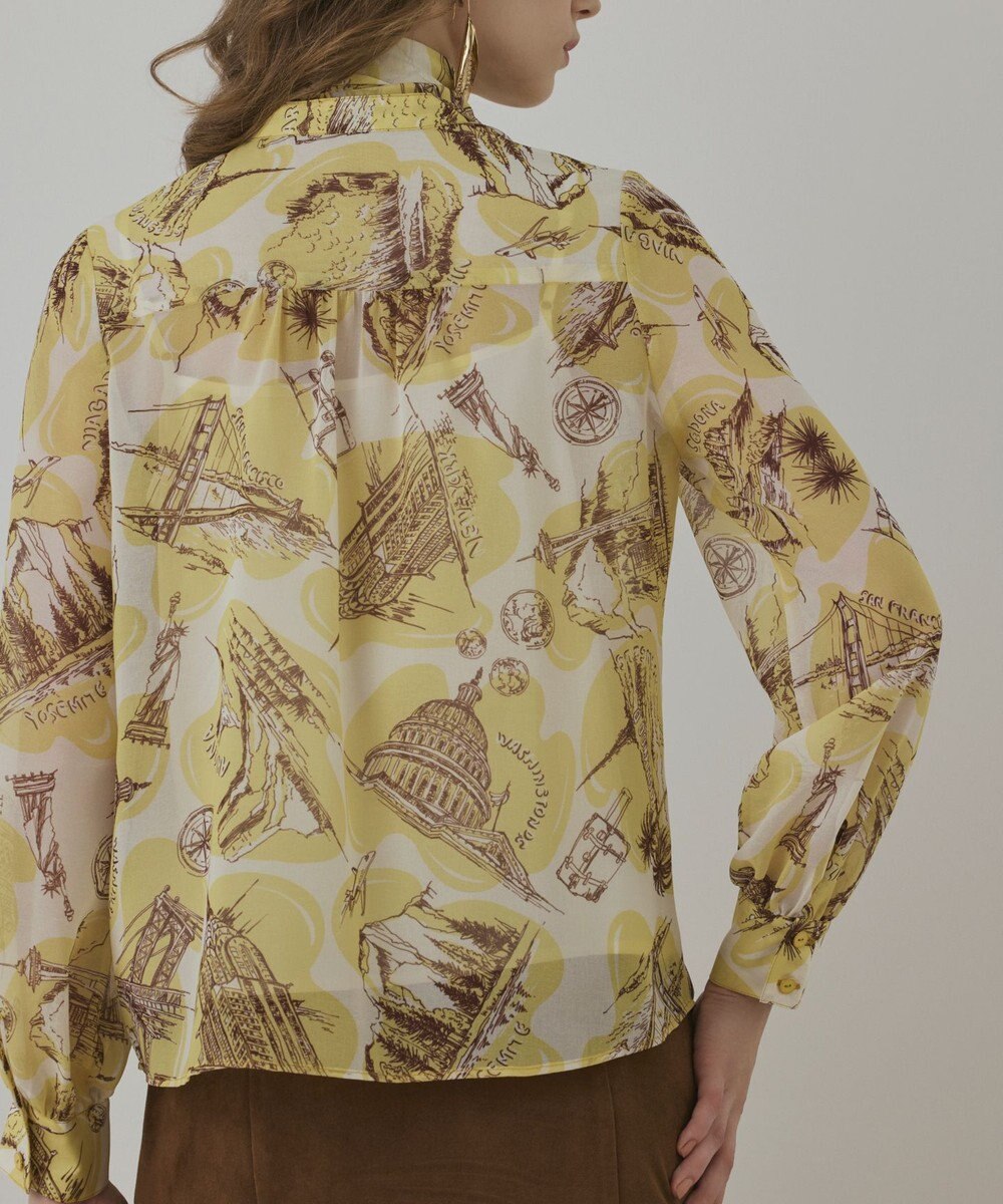 GRACE CONTINENTAL スカ－フタイブラウス 