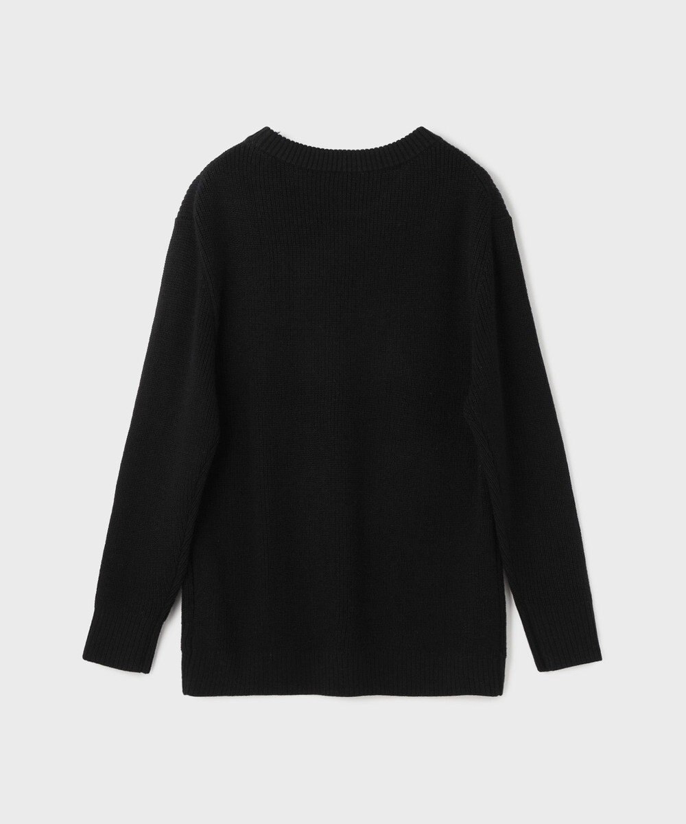 GRACE CONTINENTAL ビジューロゴニットトップ 