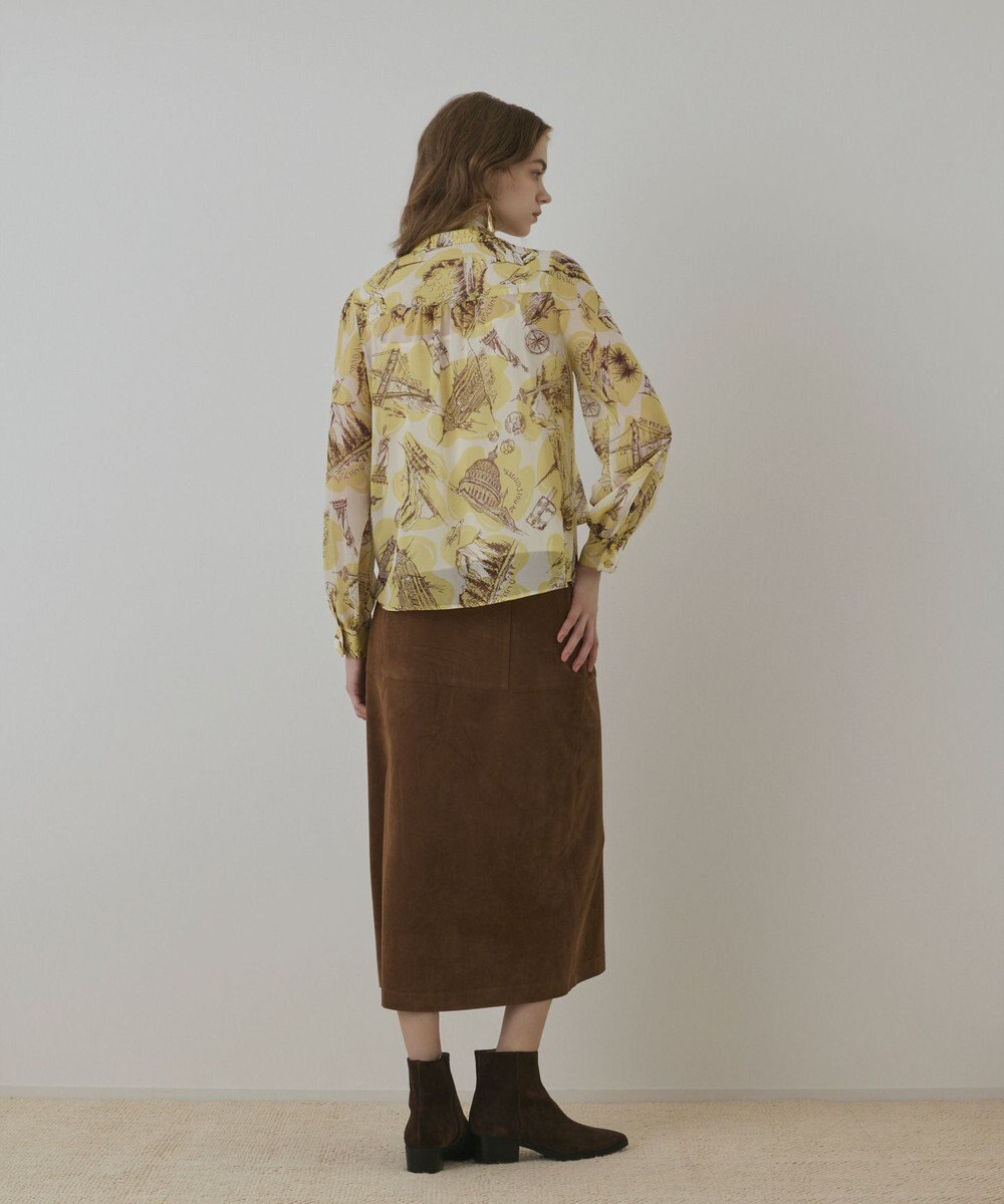 GRACE CONTINENTAL スカ－フタイブラウス 