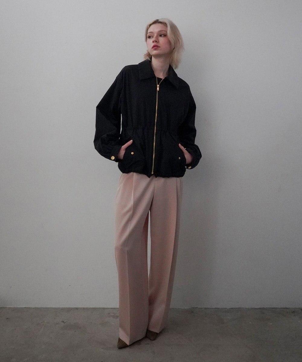 GRACE CONTINENTAL ナイロンパディングブルゾン 