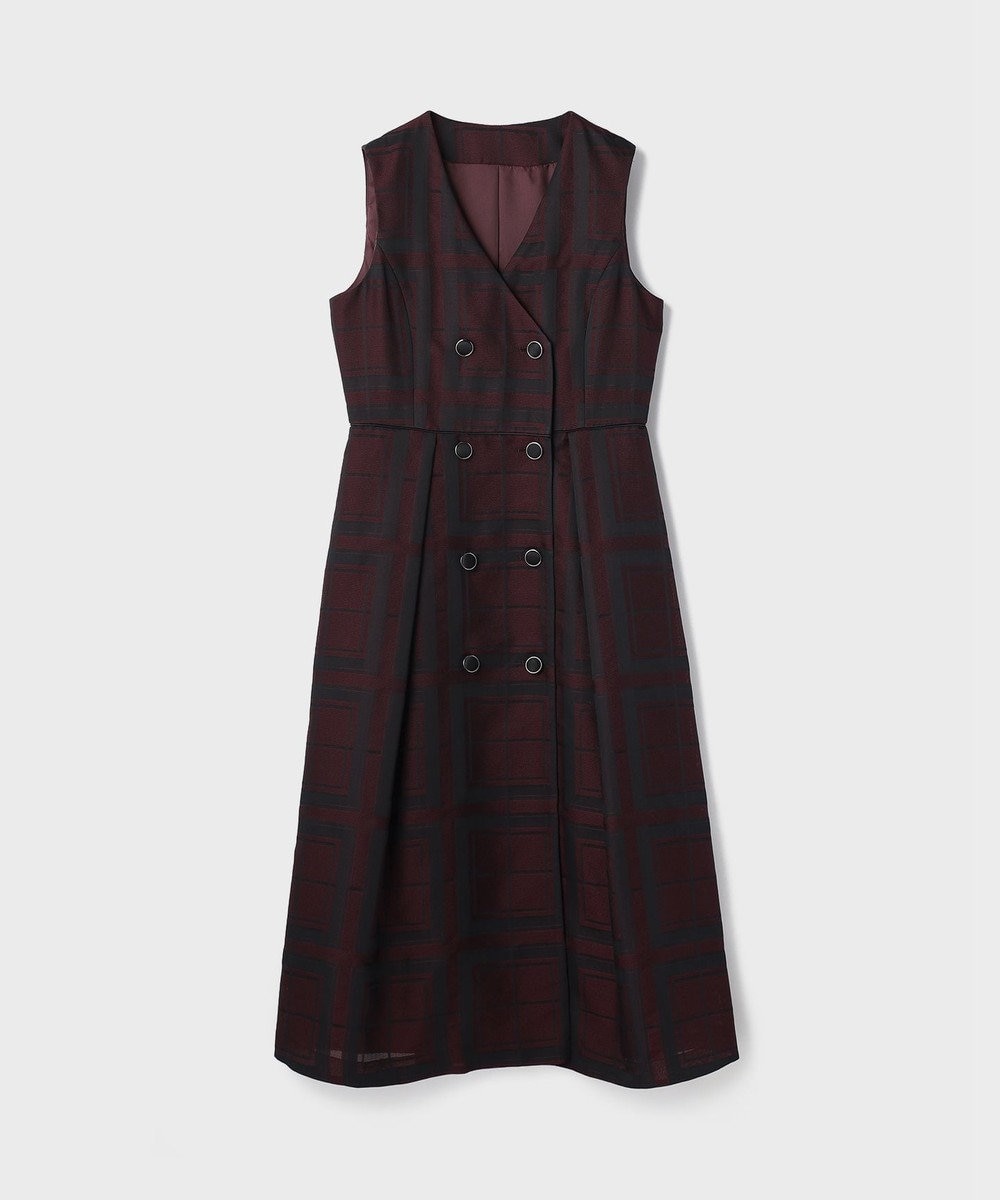 GRACE CONTINENTAL シャドーチェックワンピース