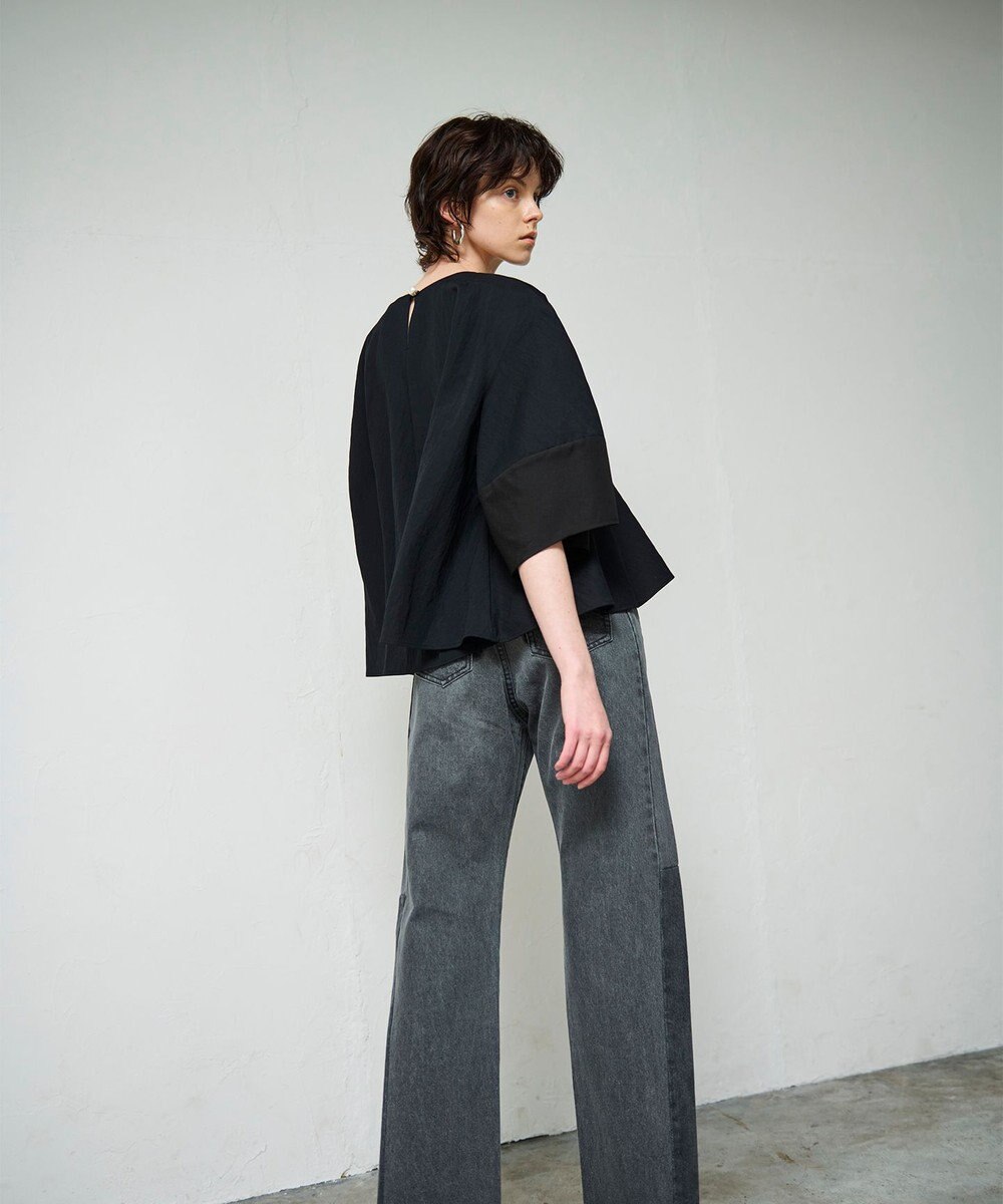 GRACE CONTINENTAL ランタンスリーブトップ 