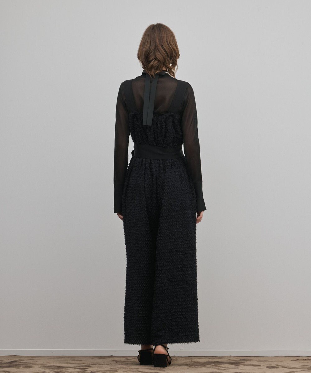 GRACE CONTINENTAL カットジャガードサロペット 