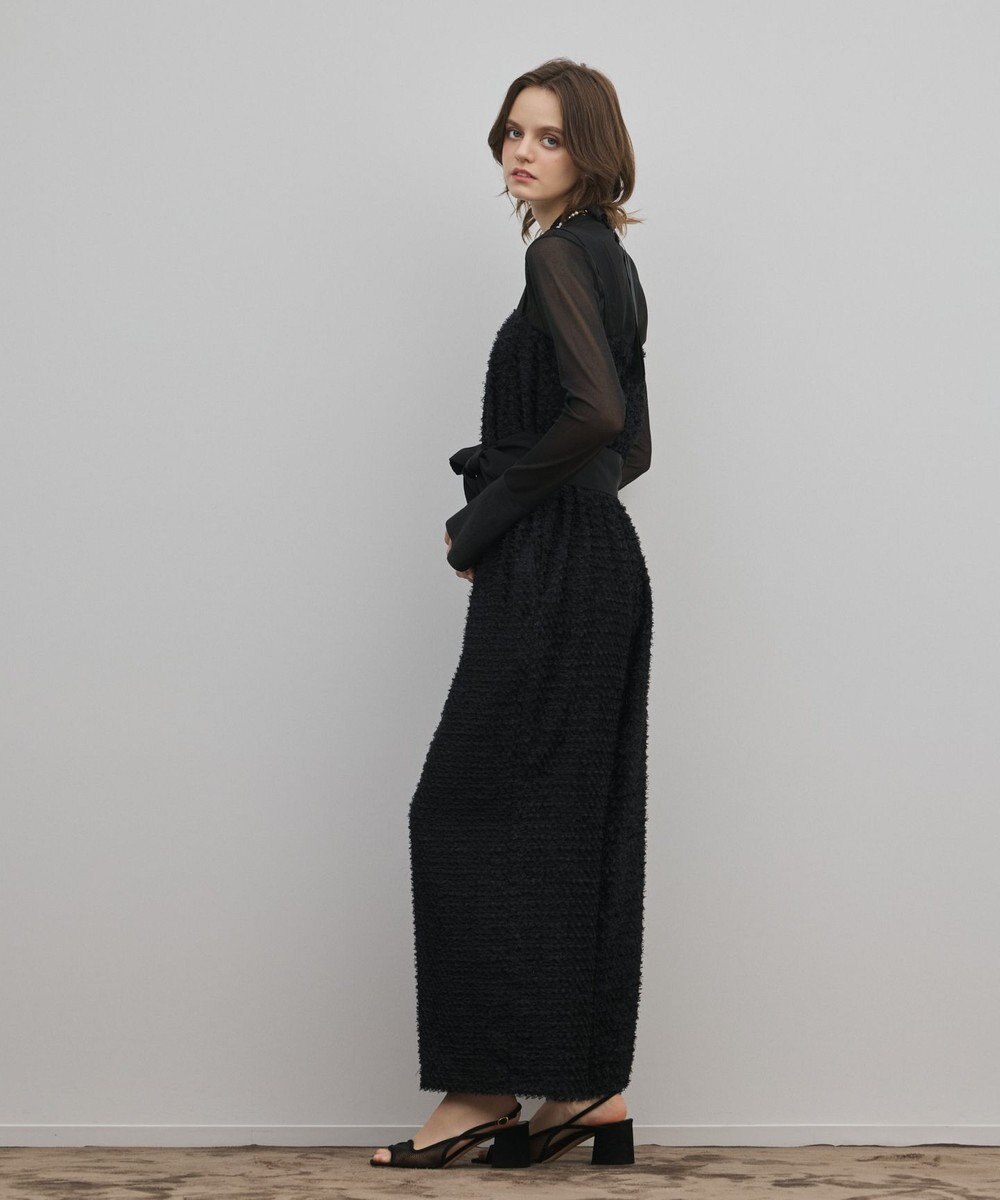 GRACE CONTINENTAL カットジャガードサロペット 