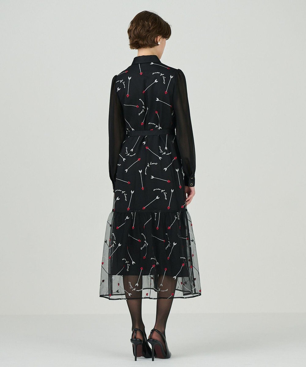 GRACE CONTINENTAL ハートアロー刺繍ワンピース