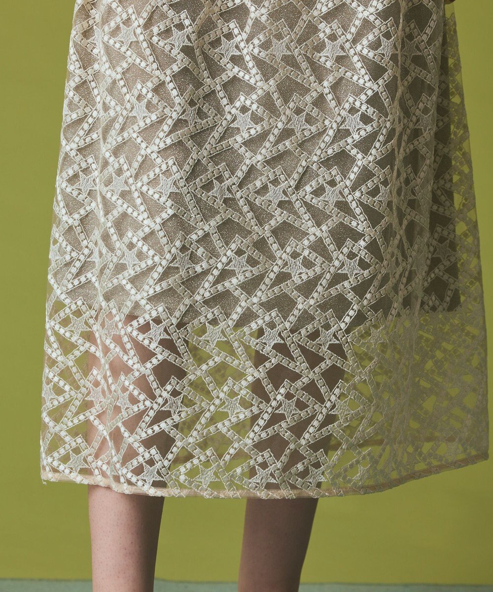 GRACE CONTINENTAL スターembチュールスカート 