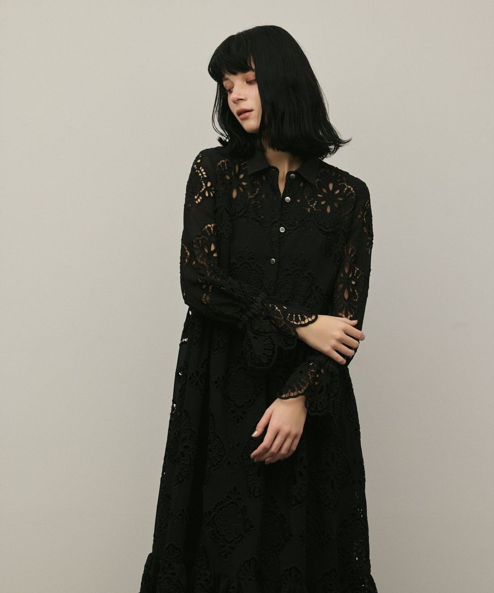 GRACE CONTINENTAL カットレースワンピース 