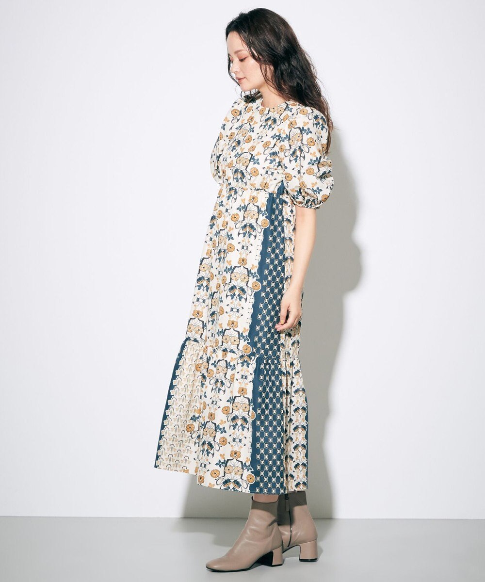 ヌーボープリントパフワンピース Grace Continental Grace Continental グレースコンチネンタル 通販 ヌーボープリントパフワンピース Grace Continental Grace Continental グレースコンチネンタル 通販