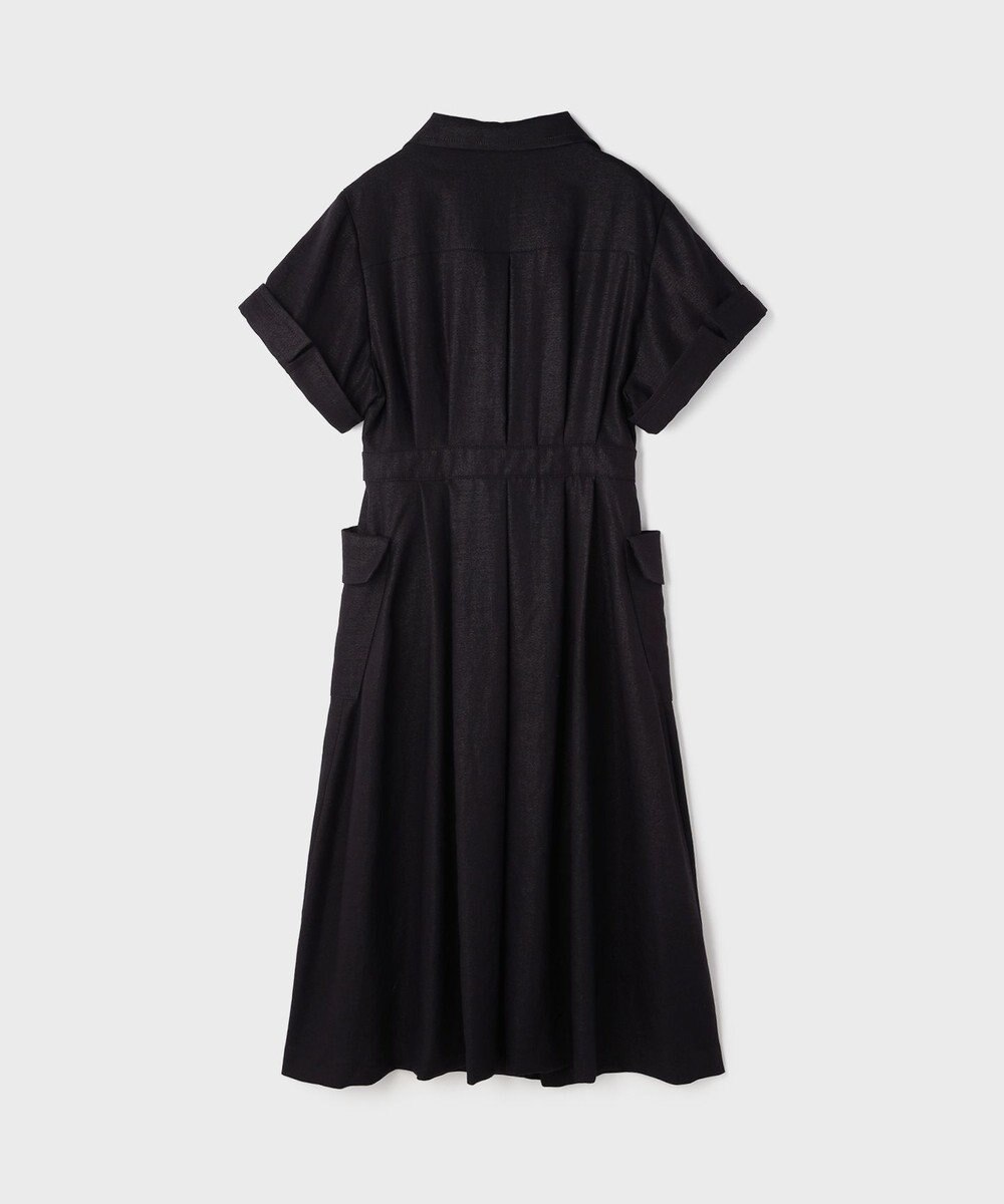 GRACE CONTINENTAL リネンタッチミリタリードレス 