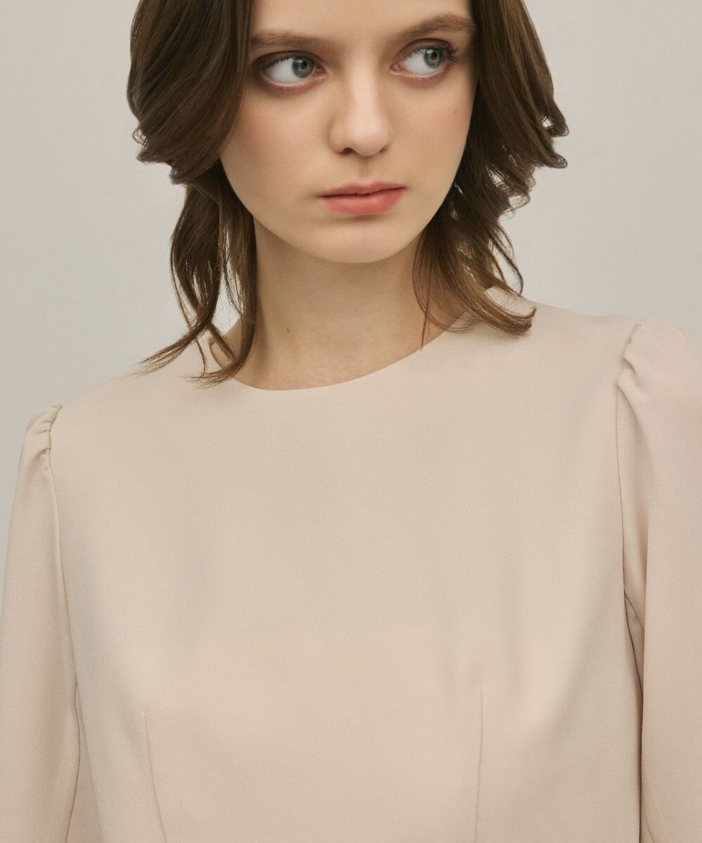 GRACE CONTINENTAL トリアセペプラムトップ 