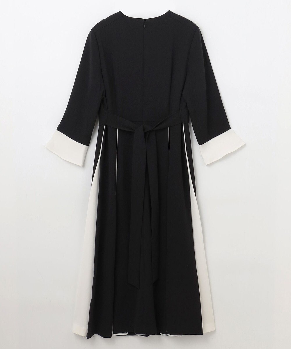 GRACE CONTINENTAL バイカラーラインドレス 