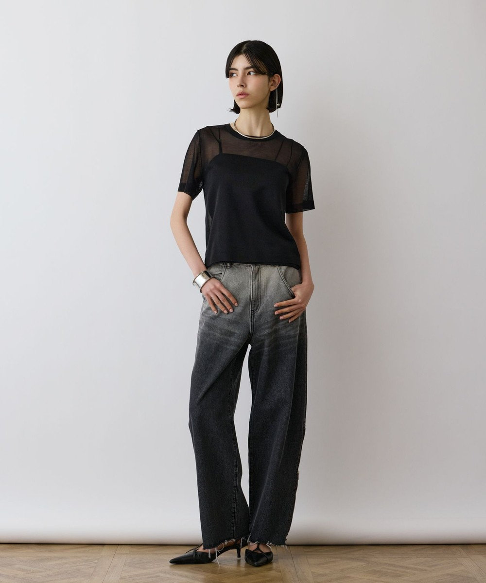 GRACE CONTINENTAL ブライトシアーニットトップ