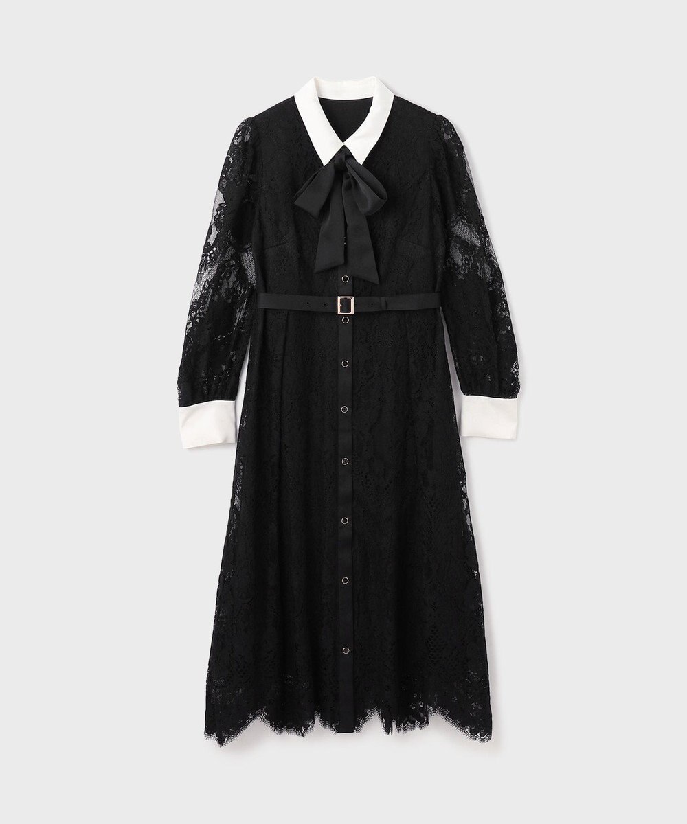 GRACE CONTINENTAL コードレースシャツドレス 