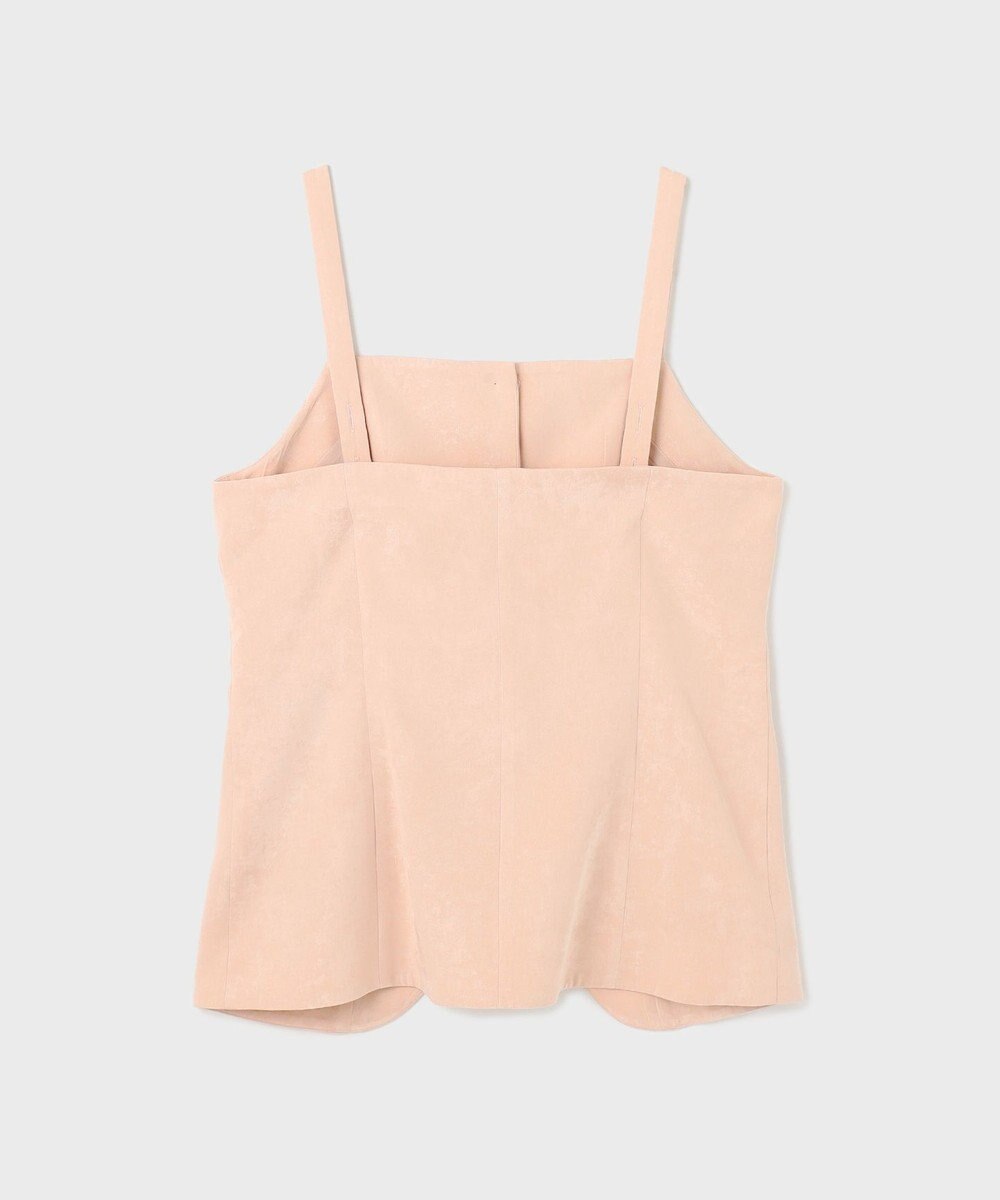 GRACE CONTINENTAL クラッシュサテンキャミトップ 