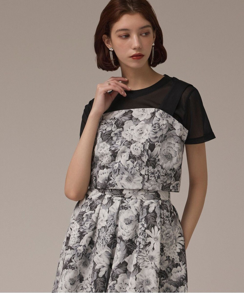 GRACE CONTINENTAL アンティークフラワーベアトップ 