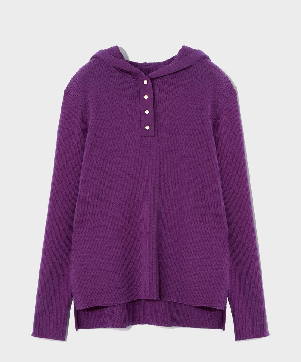 GRACE CONTINENTAL メリノウールリブフーディー